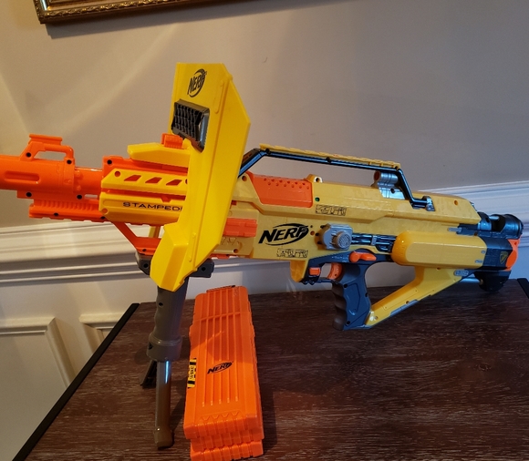 Nerf Toys 209 Nerf Stampede Ecs Nstrike Automatic Blaster Dart Gun